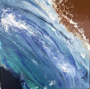 Ocean Blue painting by Richard Coble