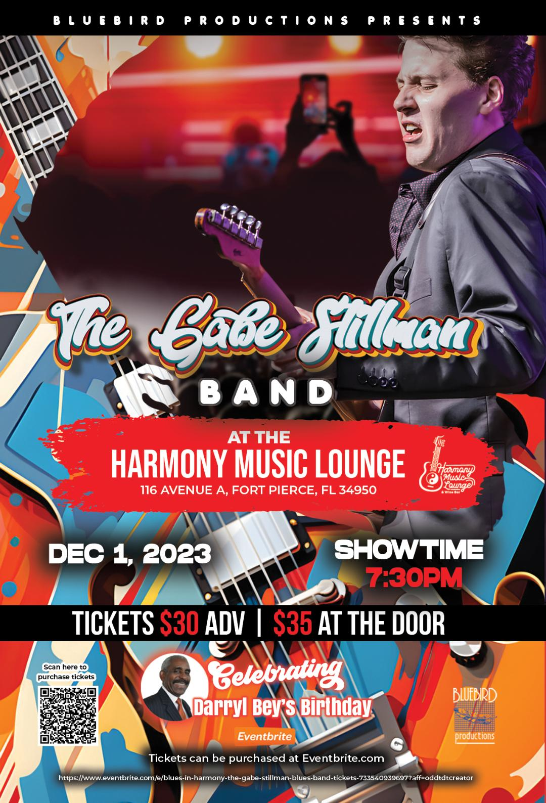 Blues in Harmony: The Gabe Stillman Blues Band - St. Lucie Cultural ...