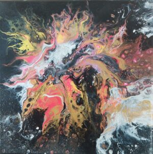 Marion Kesner - "Flaming Rooster"