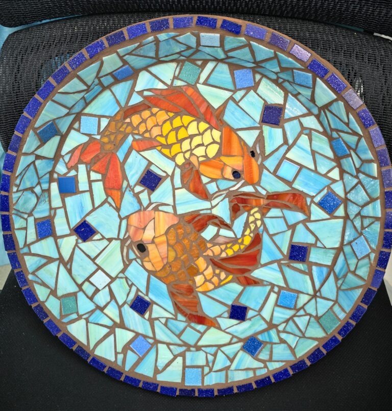 Mosaic Birdbath