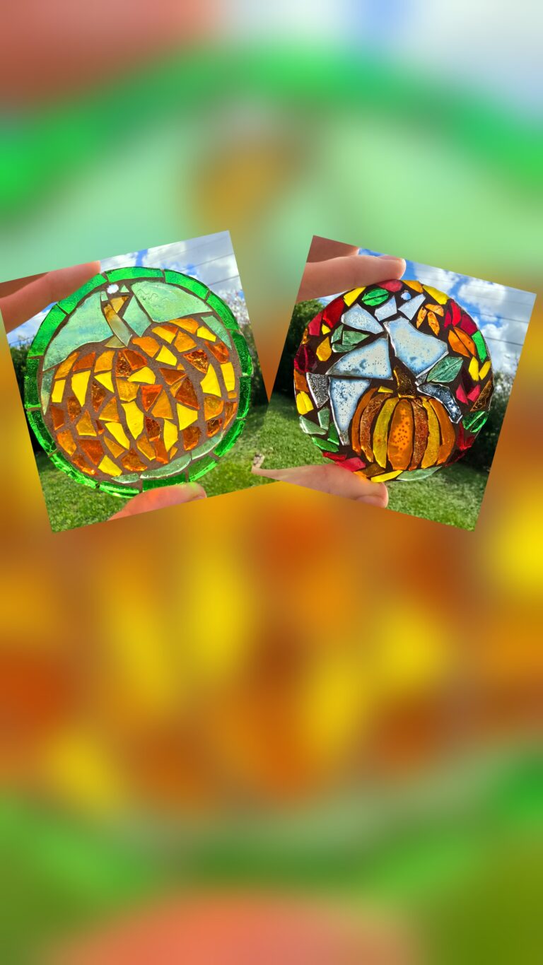 Pumpkin Suncatchers
